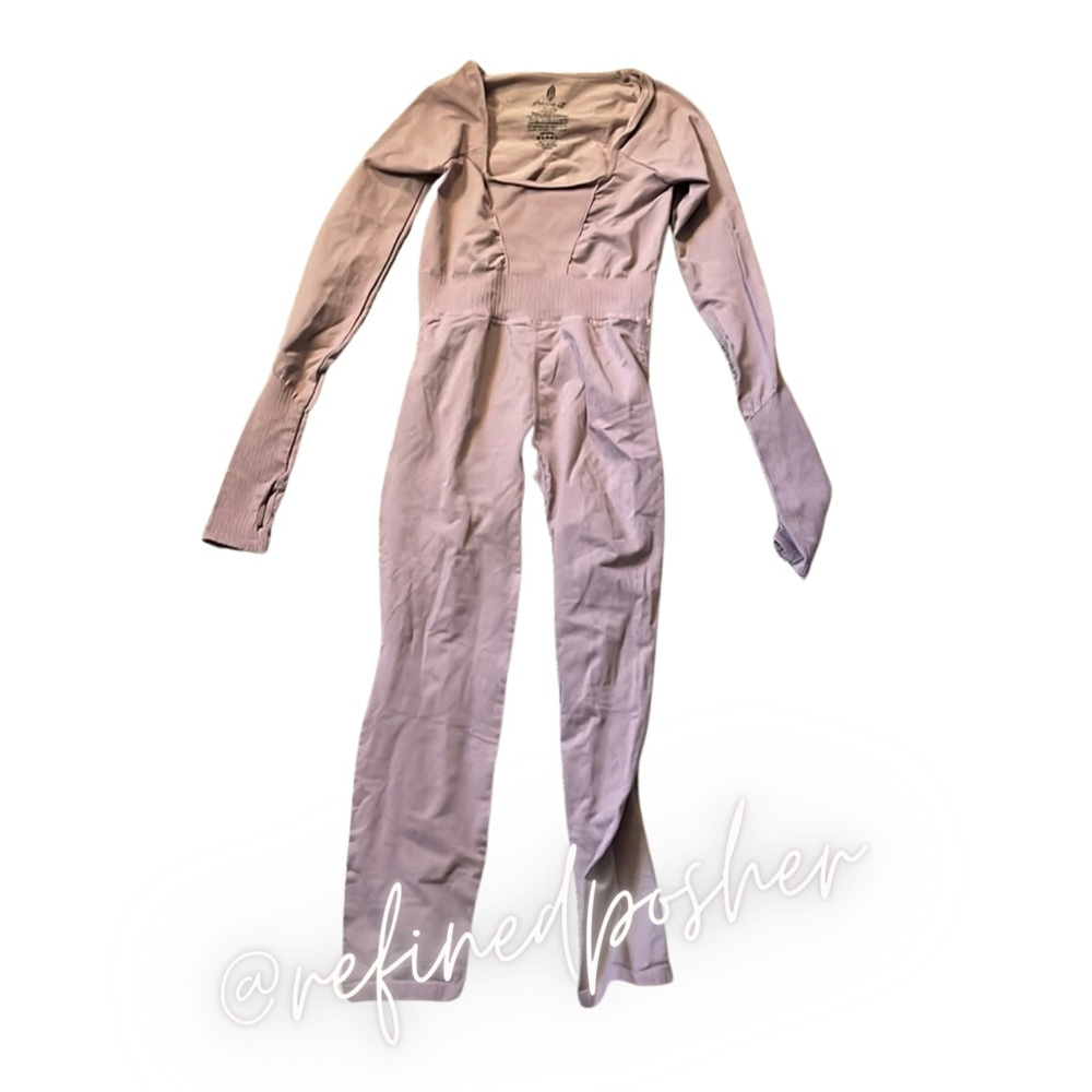 Free People Movement Good Karma Onesie Latte size M/L NEW - Picture 2 of 5